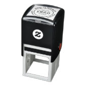 Promotie Ronde Custom Business Logo Branded Zelfinktende Stempel (Product)