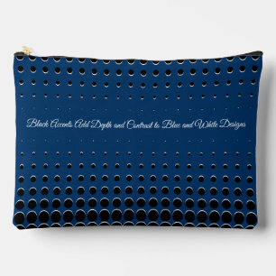 Promotie Tagline Halftoon Blauw Zwart Wit Etui