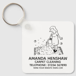Promotie tapijtreiniging sleutelhanger