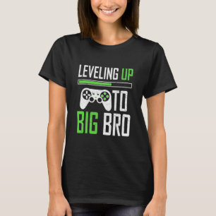 Promotie Tot Oudere Broer Gamer Bevorderd Tot Oude T-shirt