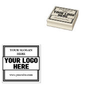 Promotie Uw Bedrijf Logo Custom Rubberstempel (Gestempeld)
