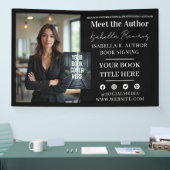 Promotie van de handtekeningen- en lanceringsbijee spandoek (Beurs)