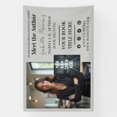 Promotie van de handtekeningen- en verschijningsda spandoek (Verticaal)