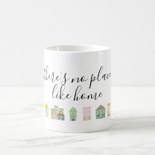 Promotie van de verkoop van onroerend goed koffiemok