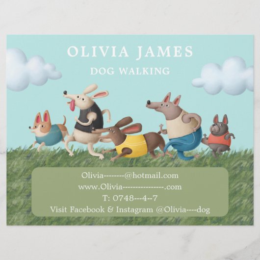 Promotie van diensten voor het verlenen van dienst flyer (Voorkant)