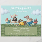 Promotie van diensten voor het verlenen van dienst flyer (Achterkant)