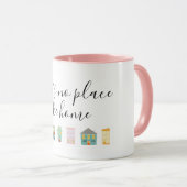 Promotie van onroerend goed Er is geen plek zoals  Mok (Voorkant rechts)