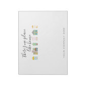 Promotie van onroerend goed notitieblok (Gedraaid)