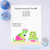 Promotie van Pet Groomer Flyer (Enkel)
