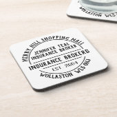 Promotie verzekeringsmaatschappij bier onderzetter (Linkerzijde)