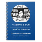 Promotie voor financiële planning of accountants notitieboek (Voorkant)