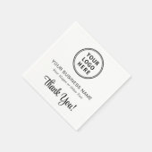 Promotie zakelijke Logo Servet (Hoek)