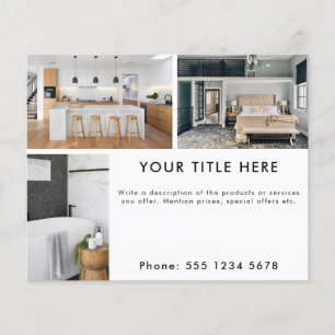 Promotiebedrijf 3 Fotobanner & tekst Flyer