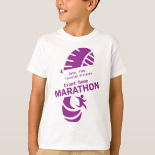 Promotiefevenement voor liefdadigheidsmarathon: T- T-shirt