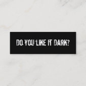 Promotiekaarten Mini Visitekaartje (Achterkant)