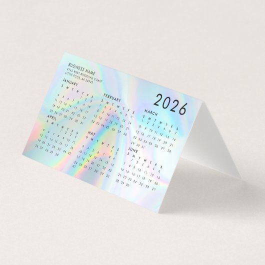 Promotiekalender voor Modern Business 2026 Kaart (Voorkant)