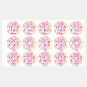 Promotielabel bedrijf Uw Logo in kleur Labels