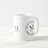 promotiemonogram koffiemok (Voorkant rechts)