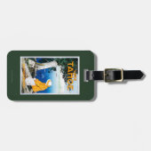 Promotieposter meer op het Tahoe-meer, CA Bagagelabel (Voorkant horizontaal)