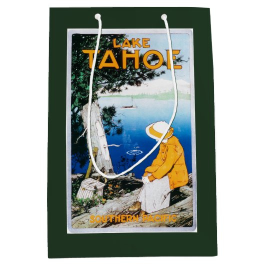 Promotieposter meer op het Tahoe-meer, CA Medium Cadeauzakje (Voorkant)