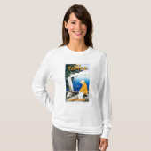 Promotieposter meer op het Tahoe-meer, CA T-shirt (Voorkant volledig)