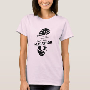 Promotieprogramma voor liefdadigheidsmarathon t-shirt