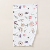 Promotion Bohème Chic Floral Boho Girl Orange (Serviette à main)