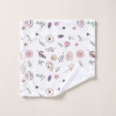 Promotion Bohème Chic Floral Boho Girl Orange (Gant de toilette)
