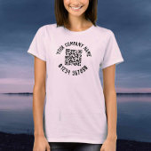 Promotion commerciale avec T-shirt Code QR