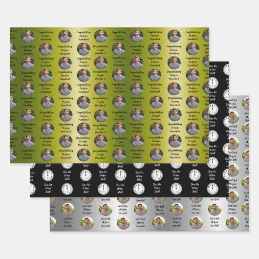 Promotion Congratulations Custom Message Gift Inpakpapier Vel (Set)