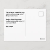 Promotion de la chanson - QR Code Design Carte pos (Dos)