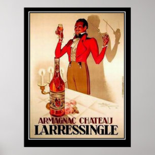 Promotion de vin français affiche vintage