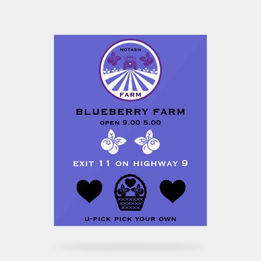 Promotion U-Pick Blueberry Farm (Recto)
