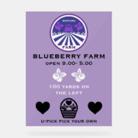 Promotion U-Pick Blueberry Farm