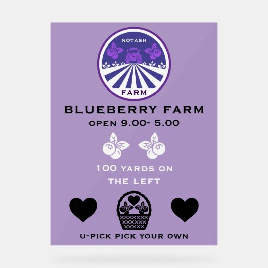 Promotion U-Pick Blueberry Farm (Recto)