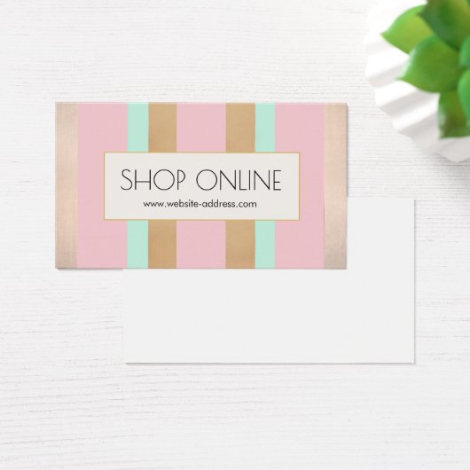 Promotional Ecommerce Insert Pink, Rose Gold (Bureau)