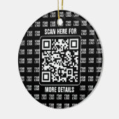 Promotional QR code (editable) plus Logo Pattern Keramisch Ornament (Links)