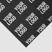 Promotional QR code (editable) plus Logo Pattern Tissuepapier (Detail)