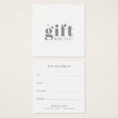 Promotional Salon Business Gift (Devant & derrière)