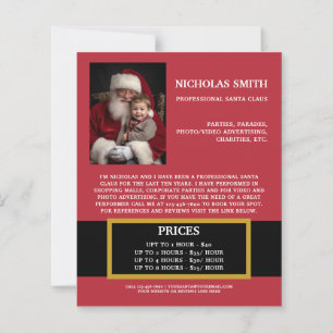 Promotioneel Kerstman Zakelijk Papier