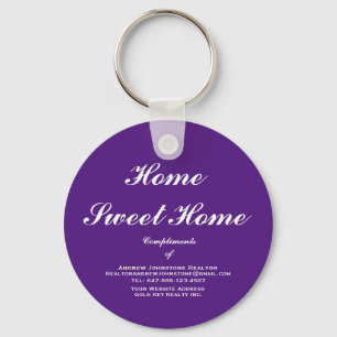 Promotioneel Klant Cadeau Vastgoed Makelaar Maatwe Sleutelhanger