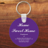 Promotioneel Klant Cadeau Vastgoed Makelaar Maatwe Sleutelhanger (Voorkant)