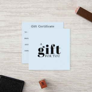 Promotioneel salon zakelijk geschenk klantenkaartje
