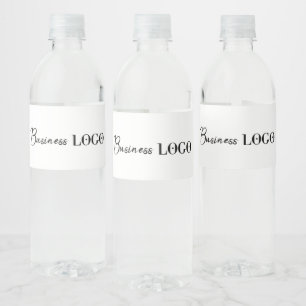 Promotioneel zakelijk bedrijfslogo waterfles etiket