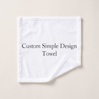 promotionele Aangepaste Eenvoudige Wascloth Set Washandje