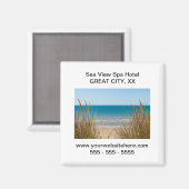 Promotionele aangepaste foto koelkast magneet (Voorkant / Achterkant)