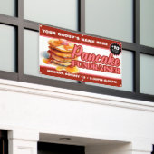 Promotionele aangepaste pannenkoekenvoeder fondsen spandoek (Buitenkant Gebouw)