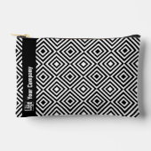 Promotionele Bedrijf Logo Naam Zwart & Wit Etui (Voorkant)