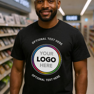 Promotionele Bedrijfs T-Shirt - Logo en Tekst