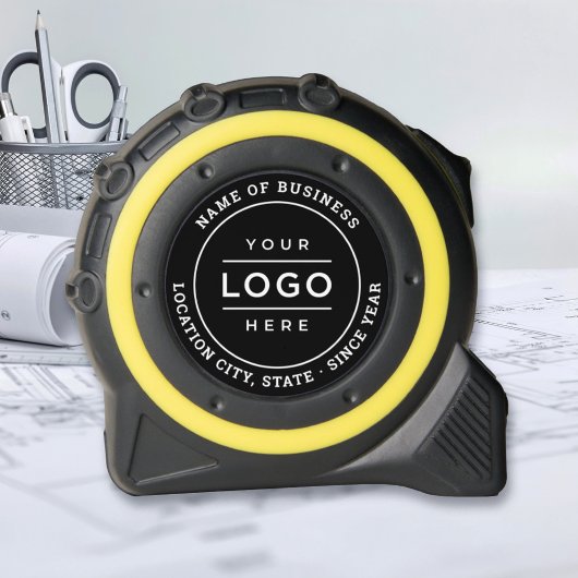 Promotionele Black Custom Business Logo Rolmaat